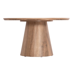 ΤΡΑΠΕΖΙ ΣΑΛΟΝΙΟΥ KARAN HM18028 MDF ΣΕ ΦΥΣΙΚΟ ΧΡΩΜΑ ΞΥΛΟΥ Φ80x45,5Υεκ. - Pakobazaar