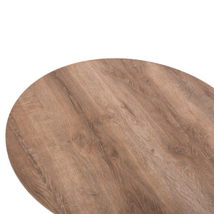 ΤΡΑΠΕΖΙ ΣΑΛΟΝΙΟΥ KARAN HM18028 MDF ΣΕ ΦΥΣΙΚΟ ΧΡΩΜΑ ΞΥΛΟΥ Φ80x45,5Υεκ. - Pakobazaar