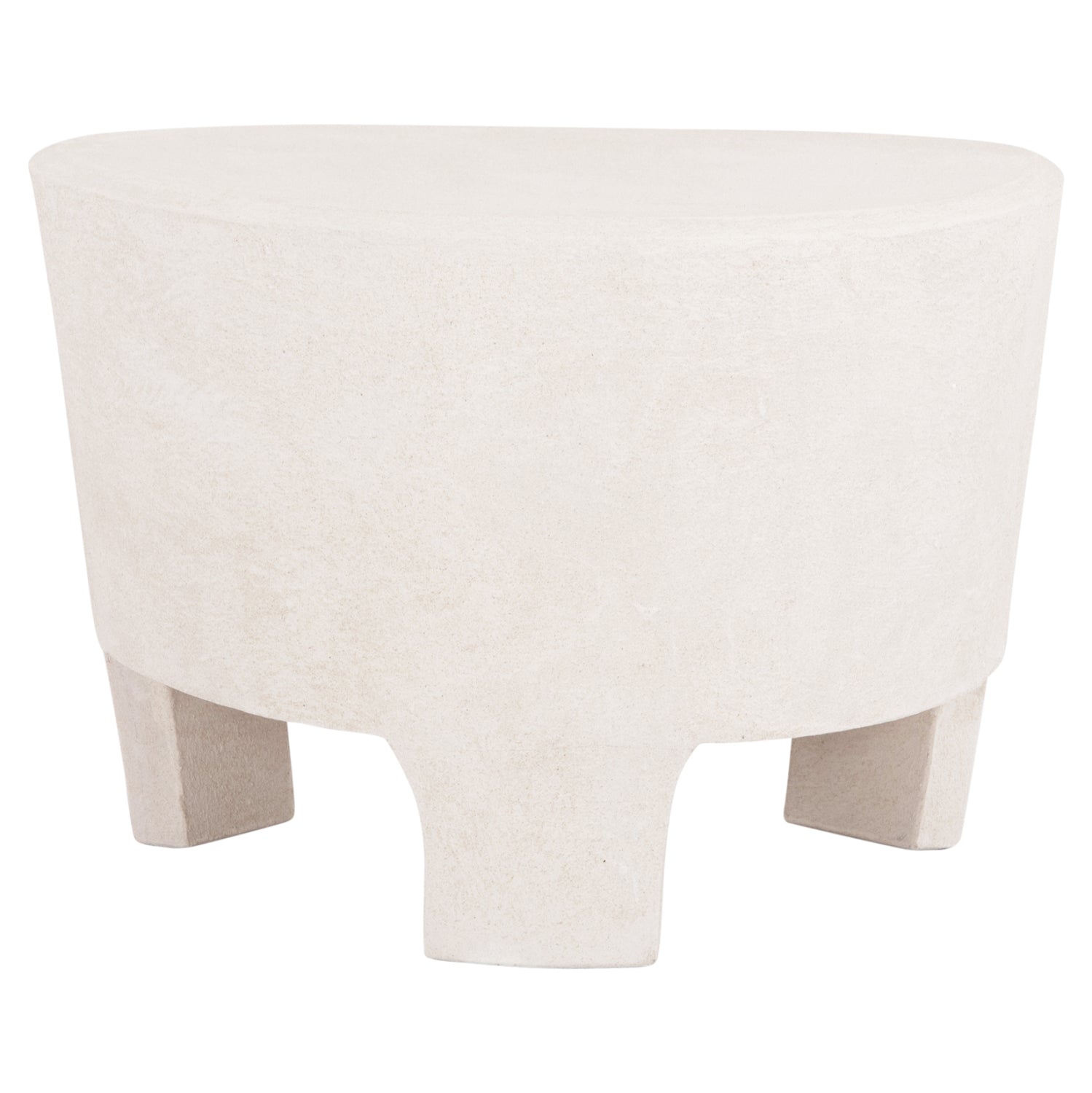 ΤΡΑΠΕΖΙ ΣΑΛΟΝΙΟΥ ΣΕΙΡΑ SANTORINI HM18053 MDF ΣΕ ΥΠΟΛΕΥΚΟ ΧΡΩΜΑ 54x61x40,5Υεκ. - Pakobazaar