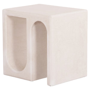 ΤΡΑΠΕΖΙ ΣΑΛΟΝΙΟΥ ΣΕΙΡΑ SANTORINI HM18070 MDF ΣΕ ΥΠΟΛΕΥΚΟ ΧΡΩΜΑ 48x38x48,5Υεκ. - Pakobazaar