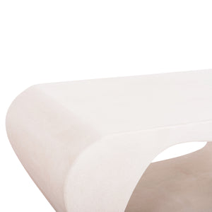 ΤΡΑΠΕΖΙ ΣΑΛΟΝΙΟΥ ΣΕΙΡΑ SANTORINI HM18071 MDF ΣΕ ΥΠΟΛΕΥΚΟ ΧΡΩΜΑ 100x60x45Υεκ. - Pakobazaar