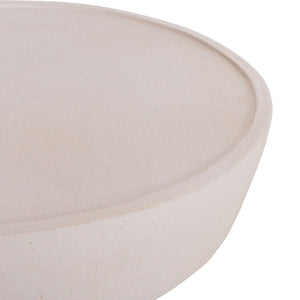 ΤΡΑΠΕΖΙ ΣΑΛΟΝΙΟΥ PIRSON HM18155.02 FIBER CEMENT ΣΕ ΛΕΥΚΟ--Φ60x36Υεκ. - Pakobazaar