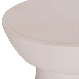 ΤΡΑΠΕΖΙ ΣΑΛΟΝΙΟΥ PIRSON HM18155.02 FIBER CEMENT ΣΕ ΛΕΥΚΟ--Φ60x36Υεκ. - Pakobazaar