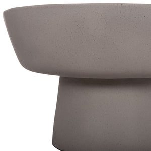 ΤΡΑΠΕΖΙ ΣΑΛΟΝΙΟΥ PIRSON HM18155.03 FIBER CEMENT ΣΕ ΓΚΡΙ--Φ60x36Υεκ. - Pakobazaar