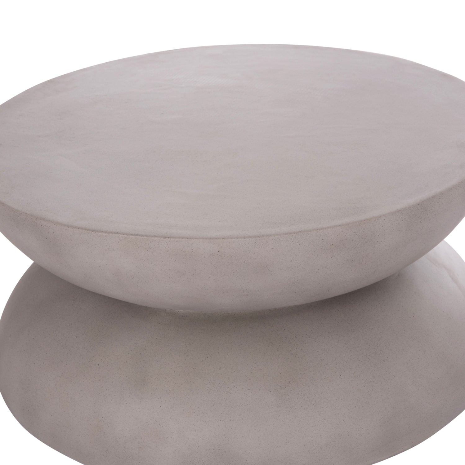 ΤΡΑΠΕΖΙ ΣΑΛΟΝΙΟΥ ANNA HM18158.03 FIBER CEMENT ΣΕ ΓΚΡΙ--Φ92x44.5Υεκ - Pakobazaar