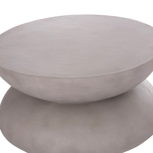ΤΡΑΠΕΖΙ ΣΑΛΟΝΙΟΥ ANNA HM18158.03 FIBER CEMENT ΣΕ ΓΚΡΙ--Φ92x44.5Υεκ - Pakobazaar