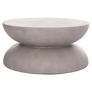 ΤΡΑΠΕΖΙ ΣΑΛΟΝΙΟΥ ANNA HM18158.03 FIBER CEMENT ΣΕ ΓΚΡΙ--Φ92x44.5Υεκ - Pakobazaar