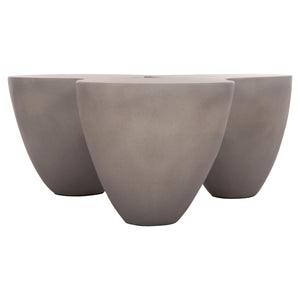 ΤΡΑΠΕΖΙ ΣΑΛΟΝΙΟΥ SALLEN HM18161.03 FIBER CEMENT ΣΕ ΓΚΡΙ--108x94x38,5Υεκ. - Pakobazaar