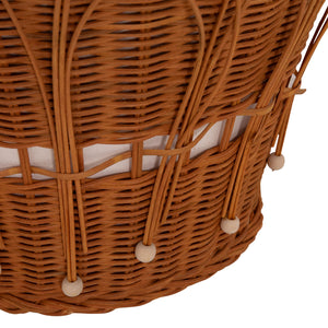 ΤΡΑΠΕΖΙ ΣΑΛΟΝΙΟΥ PERRAL HM18164.02L FIBER CEMENT ΛΕΥΚΟ-ΦΥΣΙΚΟ RATTAN--Φ55x45Υεκ - Pakobazaar