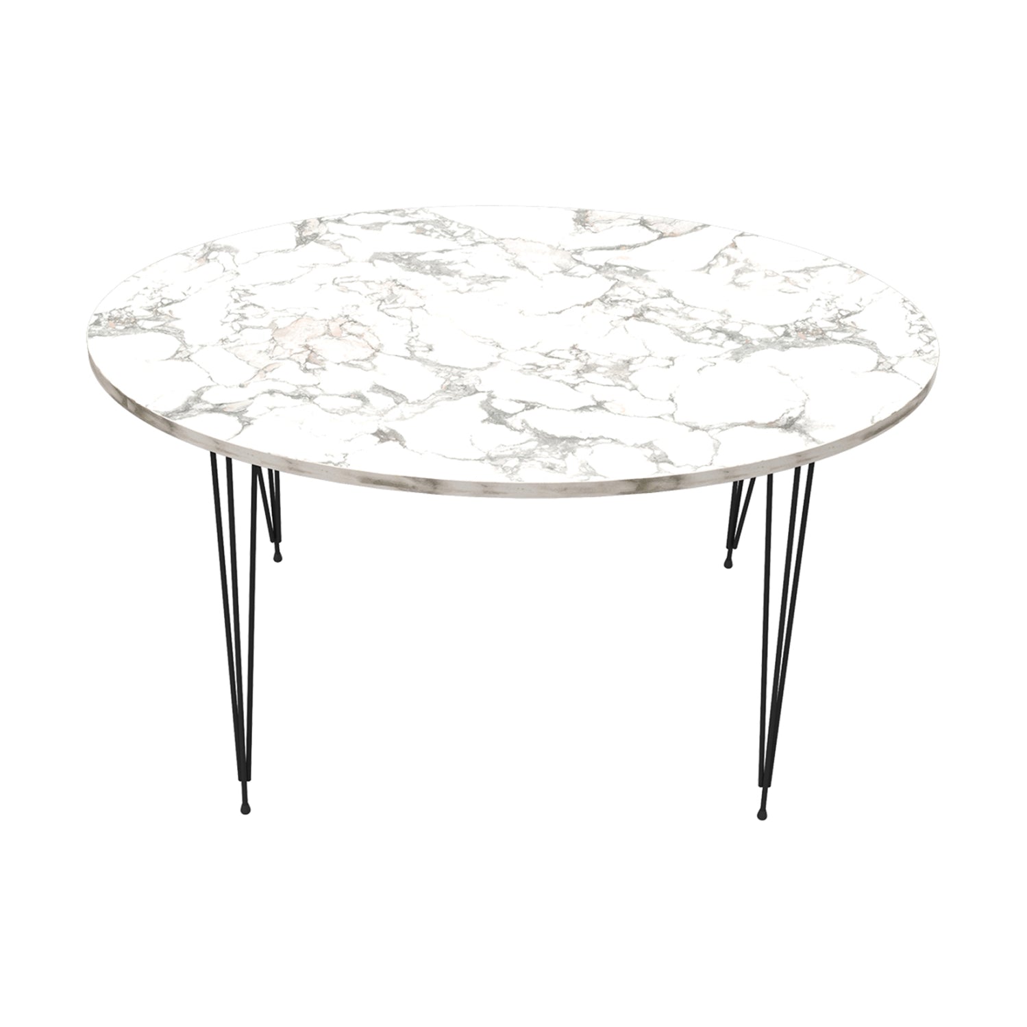 ΤΡΑΠΕΖΙ ΣΑΛΟΝΙΟΥ GRANIT HM18177.01 ΜΕΛΑΜΙΝΗ ΛΕΥΚΟ ΜΑΡΜΑΡΟ-ΜΕΤΑΛ.ΠΟΔΙΑ 90x50x42Υεκ - Pakobazaar