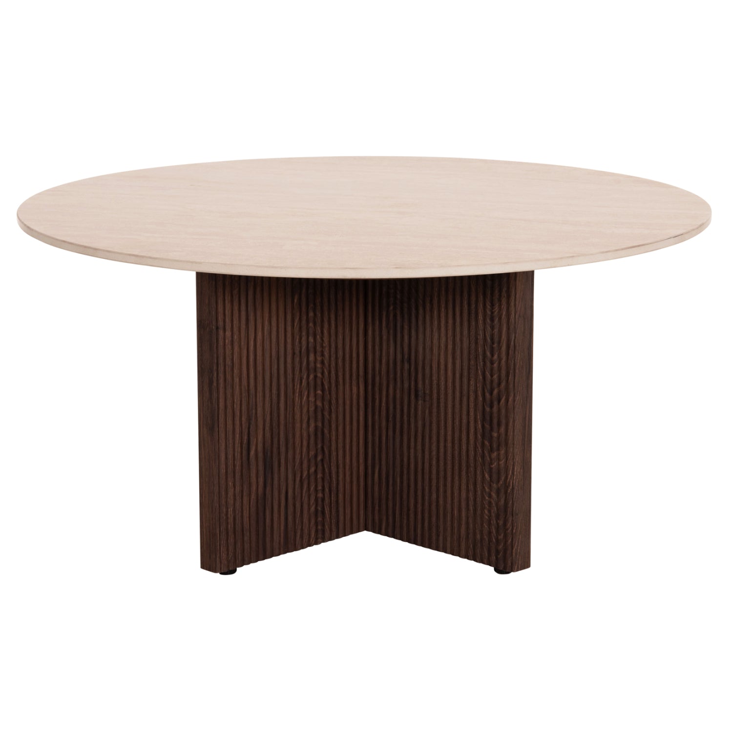 ΤΡΑΠΕΖΙ ΣΑΛΟΝΙΟΥ SKY HM18329 ΚΕΡΑΜΙΚΟ TOP ΟΨΗ ΤΡΑΒΕΡΤΙΝΑΣ-MDF ΒΑΣΗ Φ80x40Υεκ. - Pakobazaar