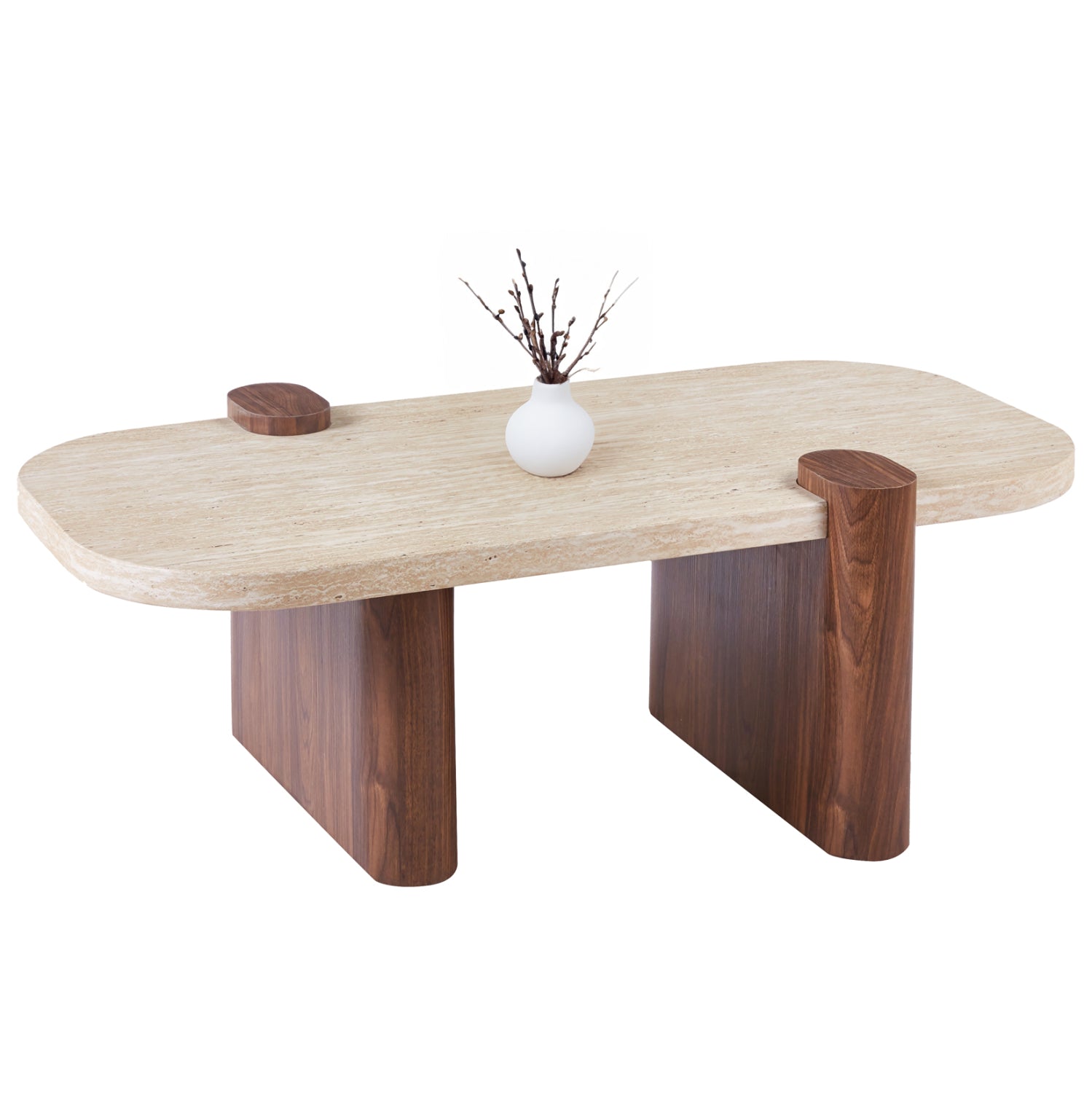 ΤΡΑΠΕΖΙ ΣΑΛΟΝΙΟΥ ARDEN HM18435 MDF TOP ΟΨΗ ΤΡΑΒΕΡΤΙΝΑΣ-MDF ΠΟΔΙΑ ΚΑΡΥΔΙ 120x60x40Υεκ - Pakobazaar