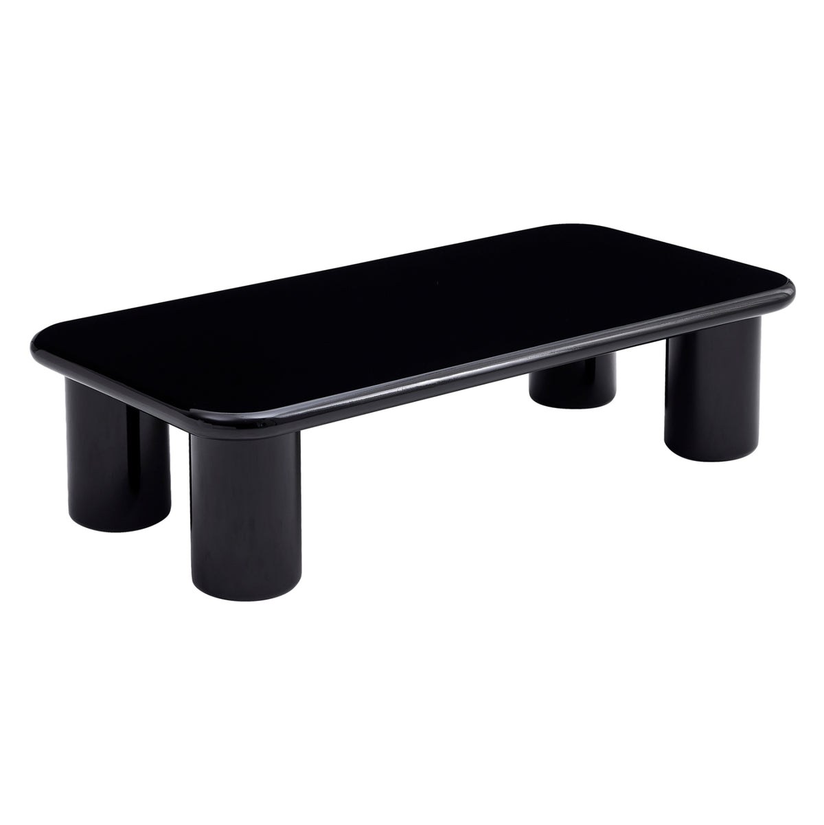 ΤΡΑΠΕΖΙ ΣΑΛΟΝΙΟΥ SOLNA HM18454.02 MDF ΣΕ GLOSSY ΜΑΥΡΟ 120x60x31Υεκ