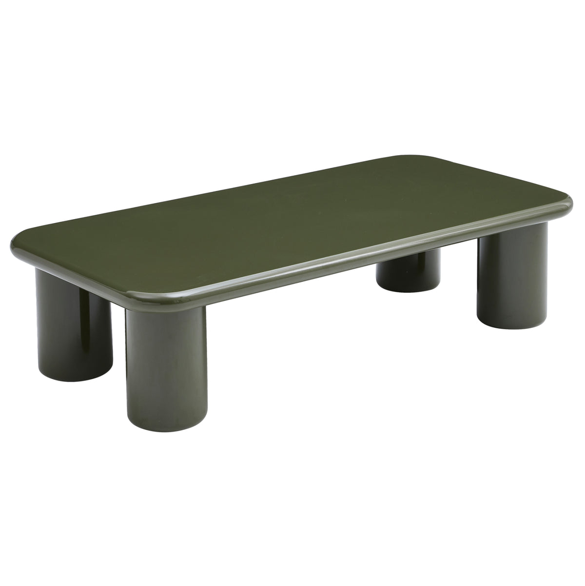 ΤΡΑΠΕΖΙ ΣΑΛΟΝΙΟΥ SOLNA HM18454.07 MDF ΣΕ GLOSSY ΠΡΑΣΙΝΟ 120x60x31Υεκ
