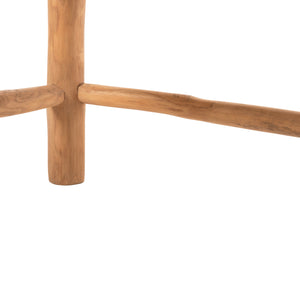 ΤΡΑΠΕΖΙ ΣΑΛΟΝΙΟΥ LONDER HM5985 ΞΥΛΟ ΤΕΑΚ- ΣΥΝΘΕΤΙΚΟ RATTAN-ΦΥΣΙΚΟ 119x79,5x41Yεκ. - Pakobazaar