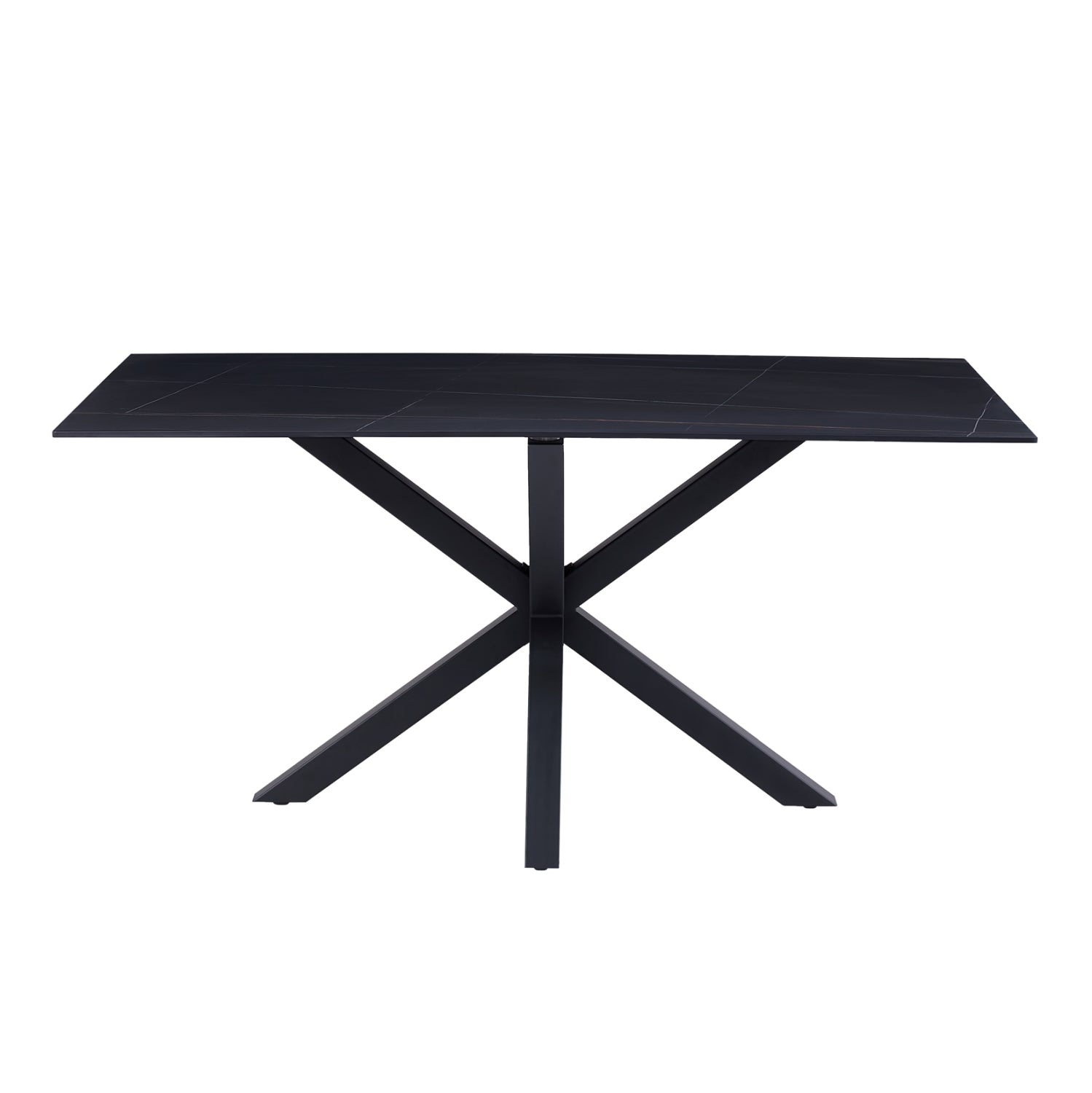 ΤΡΑΠΕΖΙ ΣΑΛΟΝΙΟΥ HM9470.04 BLACK MARBLE-ΜΑΥΡΗ ΜΕΤΑΛ.ΒΑΣΗ 120x60x45,5Yεκ. - Pakobazaar