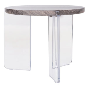 ΤΡΑΠΕΖΙ ΣΑΛΟΝΙΟΥ ACRYCON HM9780.01 MDF ME ΥΔΑΤΟΑΠΩΘΗΤΙΚΗ ΕΠΙΣΤΡΩΣΗ-ΑΚΡΥΛΙΚΑ ΠΟΔΙΑ Φ64x51Yεκ. - Pakobazaar