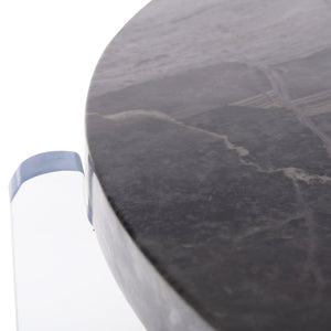 ΤΡΑΠΕΖΙ ΣΑΛΟΝΙΟΥ ACRYCON HM9780.01 MDF ME ΥΔΑΤΟΑΠΩΘΗΤΙΚΗ ΕΠΙΣΤΡΩΣΗ-ΑΚΡΥΛΙΚΑ ΠΟΔΙΑ Φ64x51Yεκ. - Pakobazaar