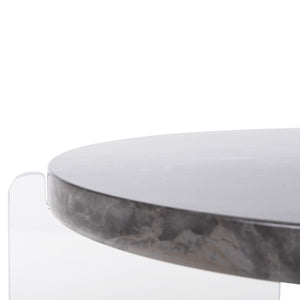 ΤΡΑΠΕΖΙ ΣΑΛΟΝΙΟΥ ACRYCON HM9780.01 MDF ME ΥΔΑΤΟΑΠΩΘΗΤΙΚΗ ΕΠΙΣΤΡΩΣΗ-ΑΚΡΥΛΙΚΑ ΠΟΔΙΑ Φ64x51Yεκ. - Pakobazaar