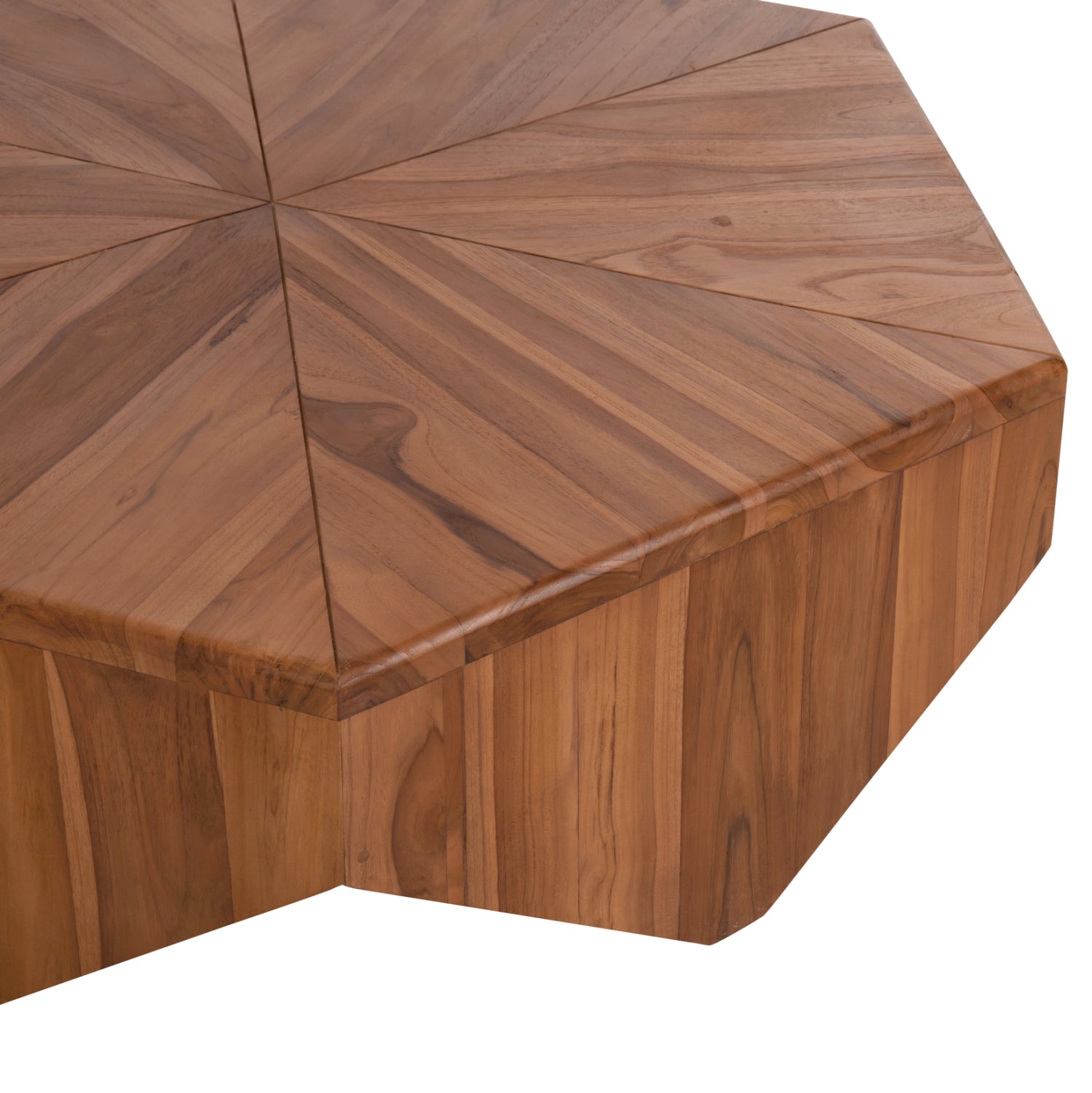 ΤΡΑΠΕΖΙ ΣΑΛΟΝΙΟΥ HEXAGON HM9790 ΞΥΛΟ ΤΕΑΚ ΣΕ ΦΥΣΙΚΟ 114x99x34Yεκ. - Pakobazaar