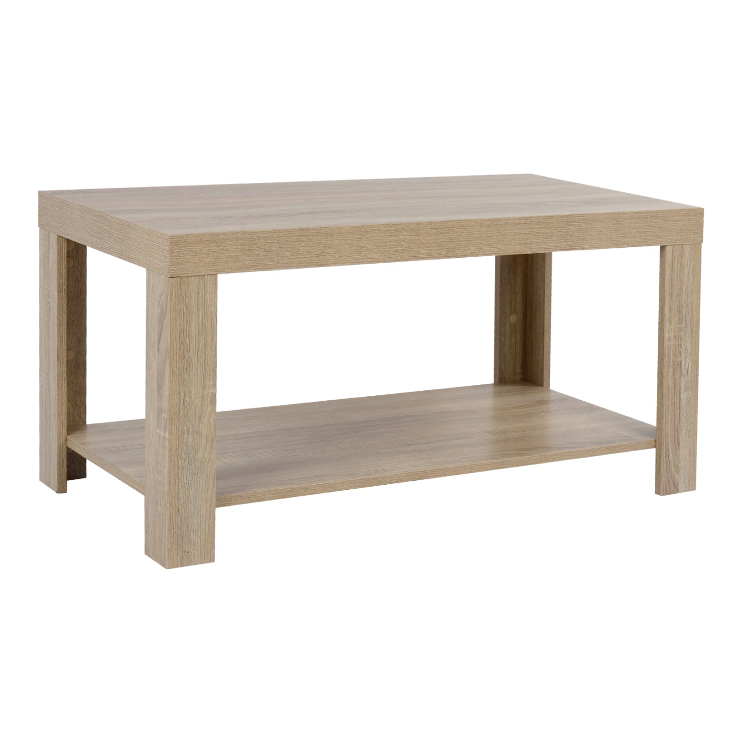 ΤΡΑΠΕΖΙ ΣΑΛΟΝΙΟΥ ΜΕΛΑΜΙΝΗΣ ALAYNA HM2207.02 SONAMA 90X45X45 εκ. - Pakobazaar