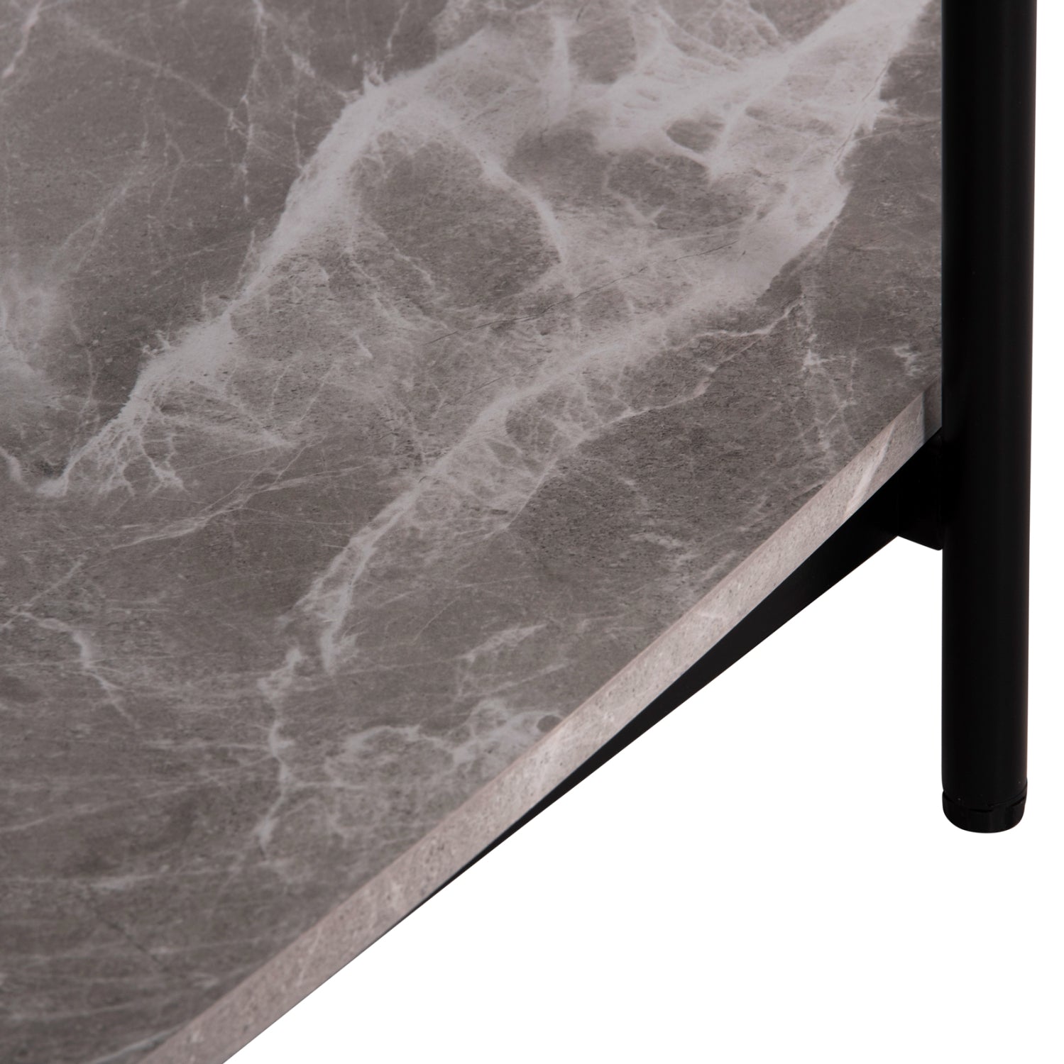 ΤΡΑΠΕΖΙ ΣΑΛΟΝΙΟΥ ΟΒΑΛ KITTY HM18040 ΓΥΑΛΙ ΦΙΜΕ TOP-GREY MARBLE ΜΕΛΑΜΙΝΗ 110x50x43Υεκ - Pakobazaar