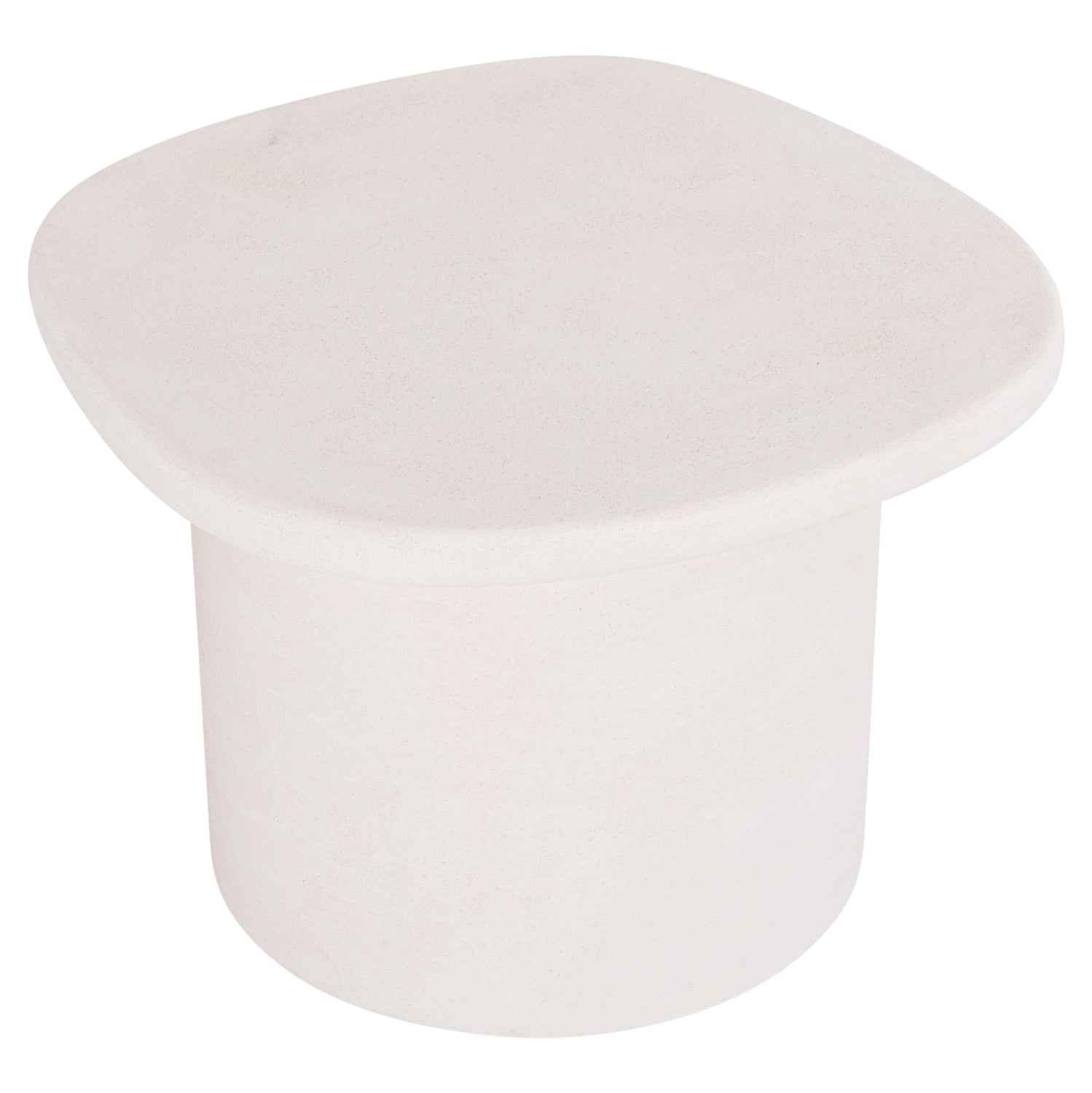 ΤΡΑΠΕΖΙ ΣΑΛΟΝΙΟΥ ΟΒΑΛ ΣΕΙΡΑ SANTORINI HM18054 MDF ΣΕ ΥΠΟΛΕΥΚΟ ΧΡΩΜΑ 54x54,5x40Υεκ - Pakobazaar