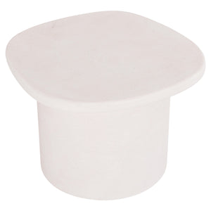 ΤΡΑΠΕΖΙ ΣΑΛΟΝΙΟΥ ΟΒΑΛ ΣΕΙΡΑ SANTORINI HM18054 MDF ΣΕ ΥΠΟΛΕΥΚΟ ΧΡΩΜΑ 54x54,5x40Υεκ - Pakobazaar