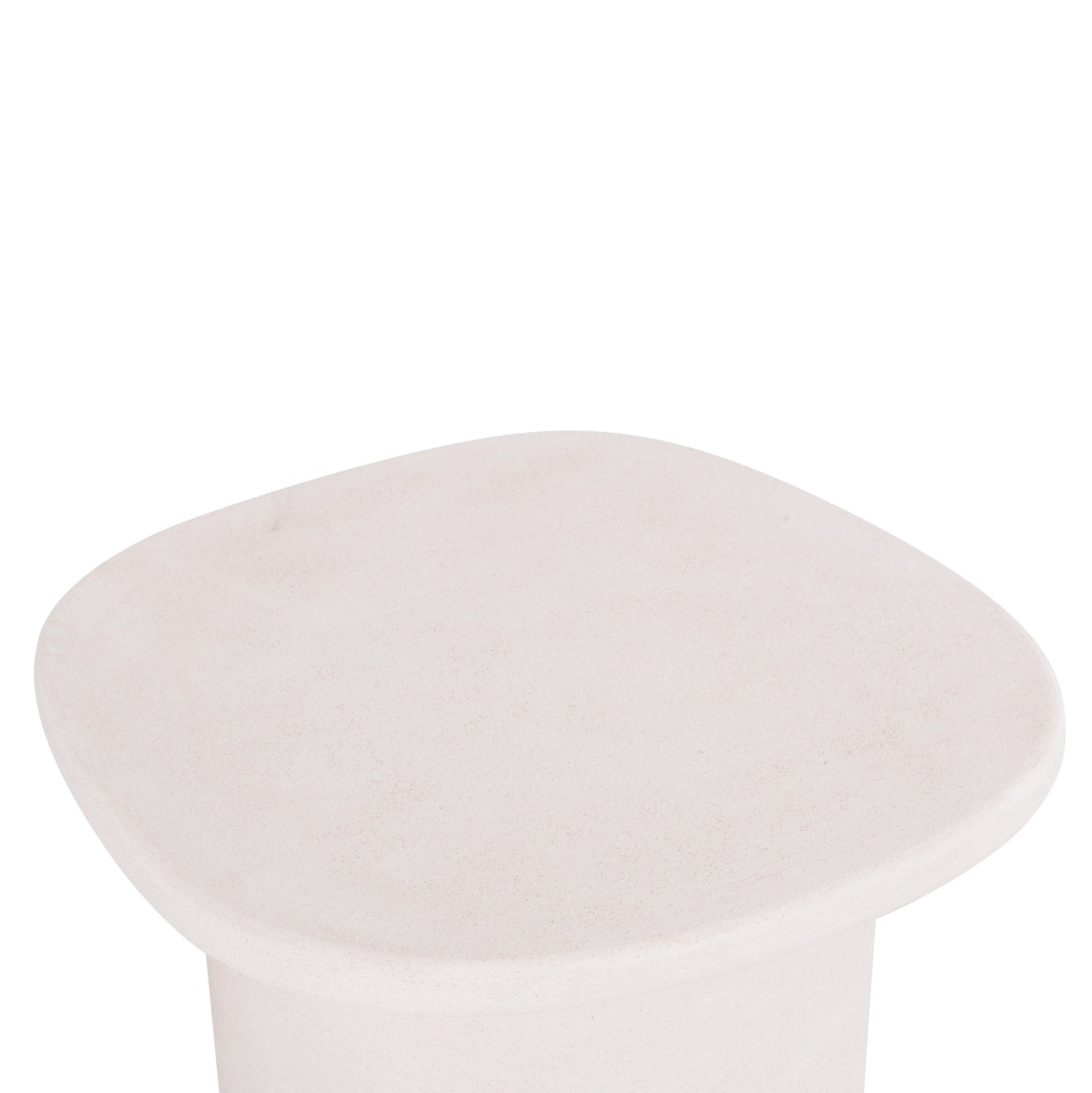 ΤΡΑΠΕΖΙ ΣΑΛΟΝΙΟΥ ΟΒΑΛ ΣΕΙΡΑ SANTORINI HM18054 MDF ΣΕ ΥΠΟΛΕΥΚΟ ΧΡΩΜΑ 54x54,5x40Υεκ - Pakobazaar