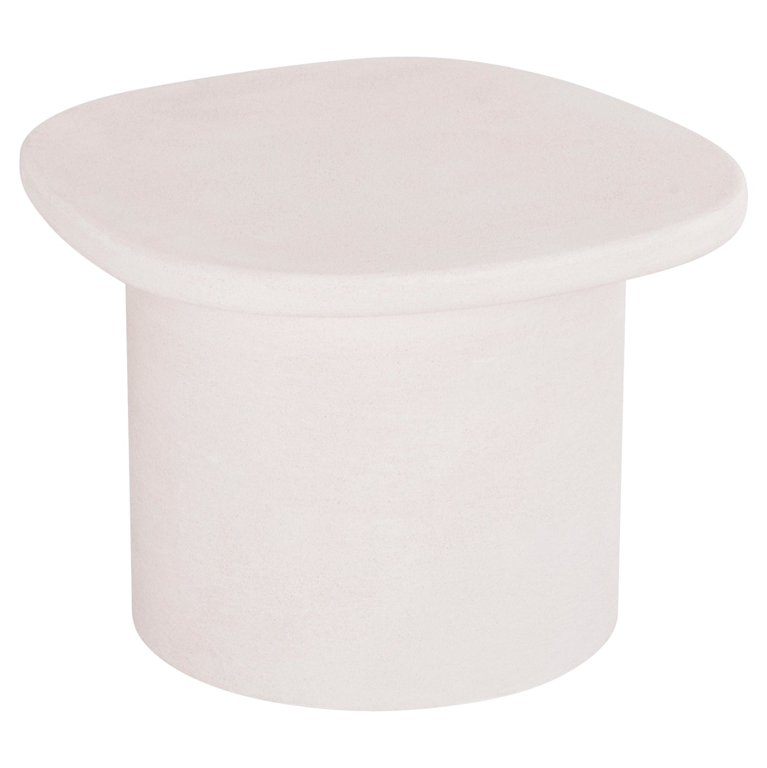 ΤΡΑΠΕΖΙ ΣΑΛΟΝΙΟΥ ΟΒΑΛ ΣΕΙΡΑ SANTORINI HM18054 MDF ΣΕ ΥΠΟΛΕΥΚΟ ΧΡΩΜΑ 54x54,5x40Υεκ - Pakobazaar