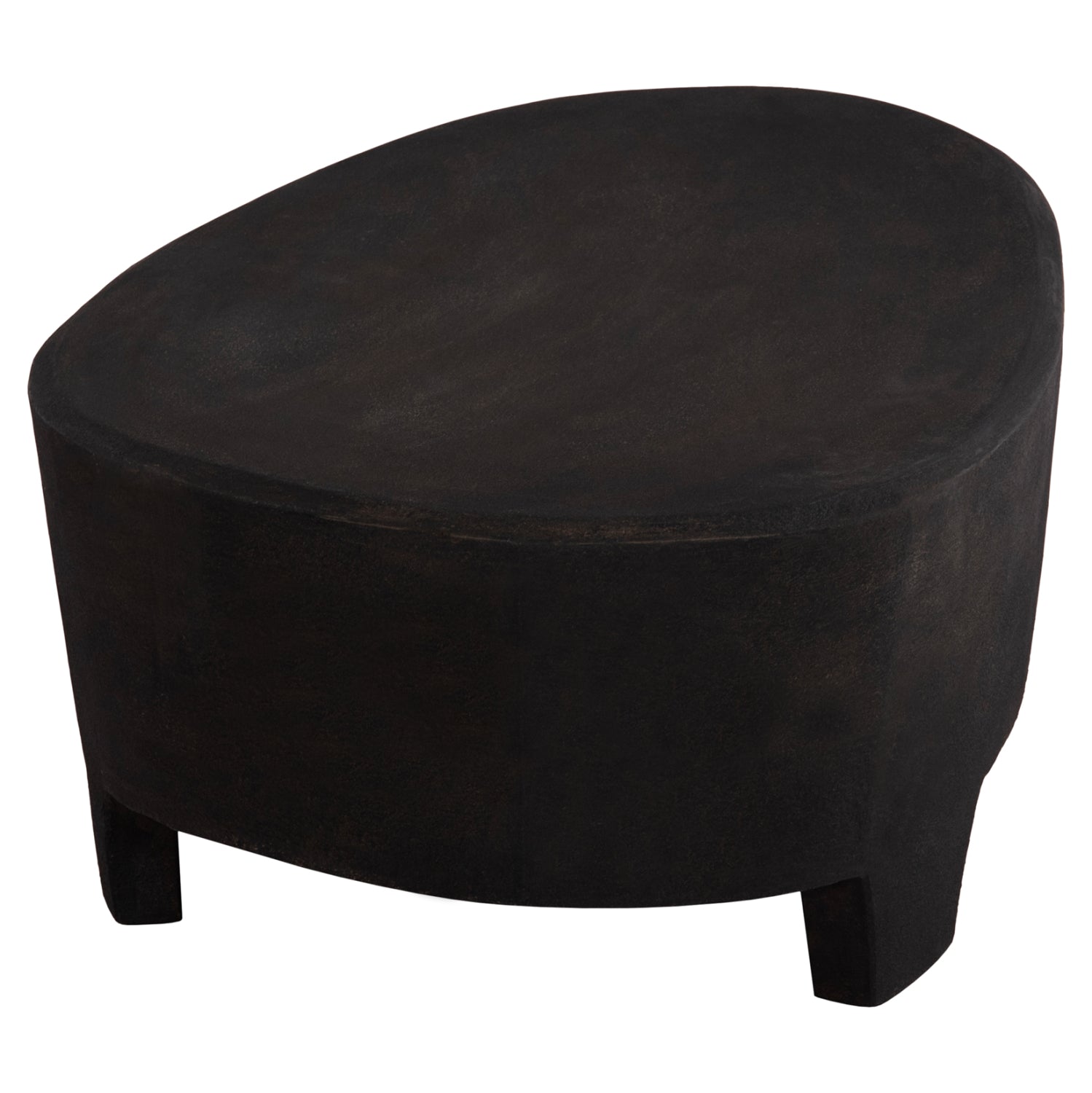 ΤΡΑΠΕΖΙ ΣΑΛΟΝΙΟΥ ΟΒΑΛ ΣΕΙΡΑ SANTORINI HM18066 MDF ΣΕ ΜΑΥΡΟ ΧΡΩΜΑ 100x60x33Υεκ. - Pakobazaar