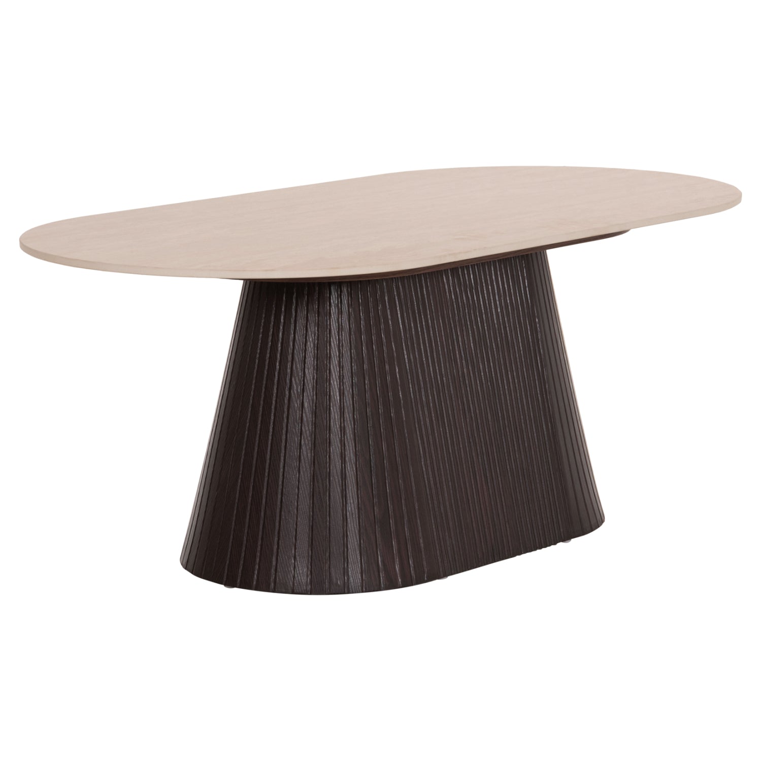 ΤΡΑΠΕΖΙ ΣΑΛΟΝΙΟΥ ΟΒΑΛ CATER HM18321 ΚΕΡΑΜΙΚΟ TOP ΟΨΗ ΤΡΑΒΕΡΤΙΝΑΣ-MDF ΒΑΣΗ 120x60x46Υεκ - Pakobazaar