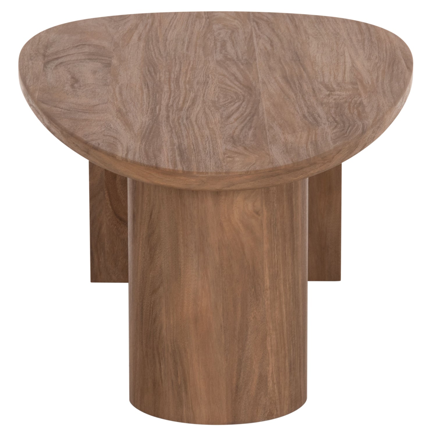 ΤΡΑΠΕΖΙ ΣΑΛΟΝΙΟΥ ΟΒΑΛ ALPER HM18327 MDF ΣΕ SONAMA ΧΡΩΜΑ 110x60x40Υεκ - Pakobazaar