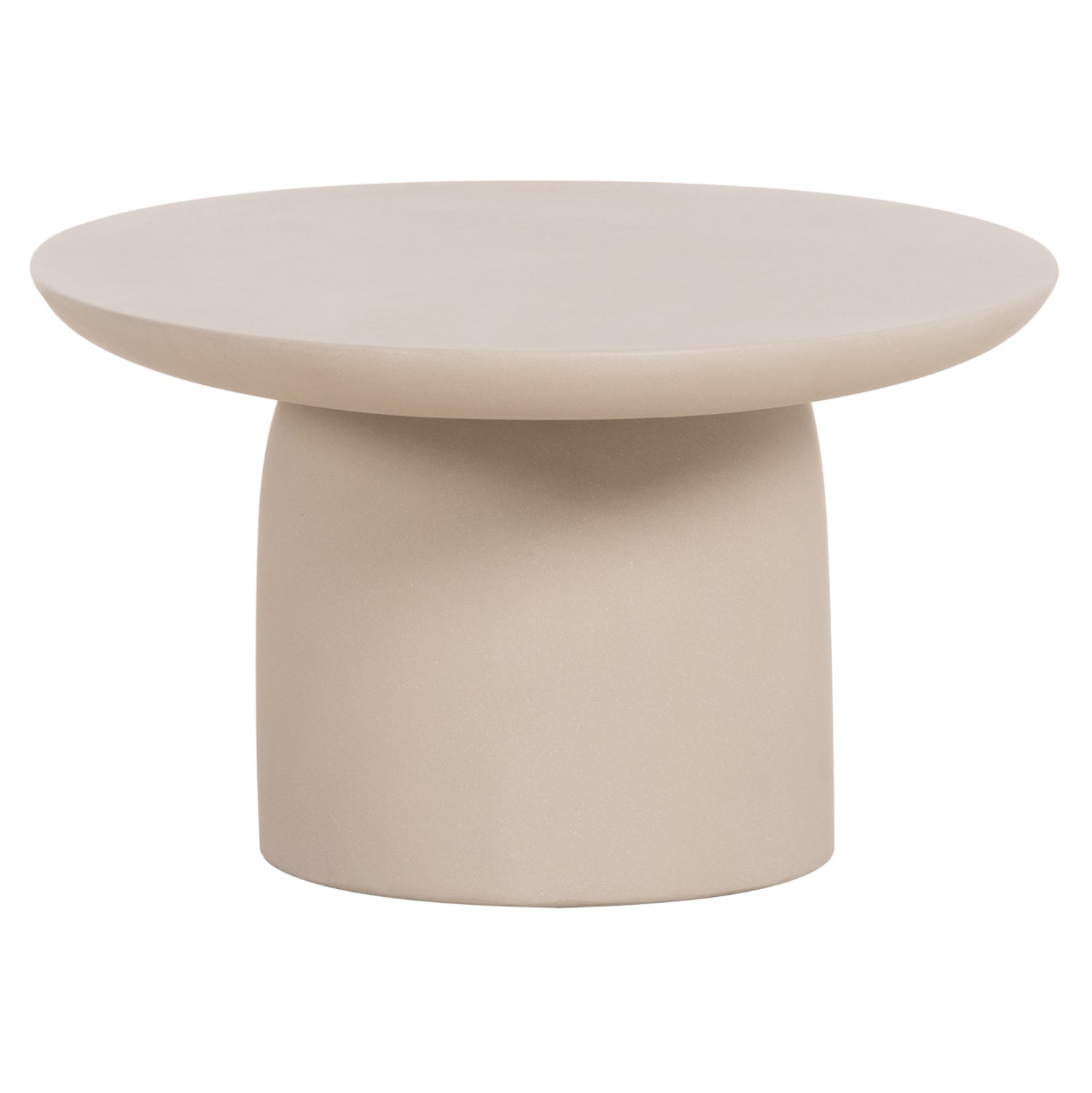 ΤΡΑΠΕΖΙ ΣΑΛΟΝΙΟΥ FIBER CEMENT ΟΒΑΛ BRECCAN HM6594.02 ΜΠΕΖ 130x70x42Υεκ - Pakobazaar