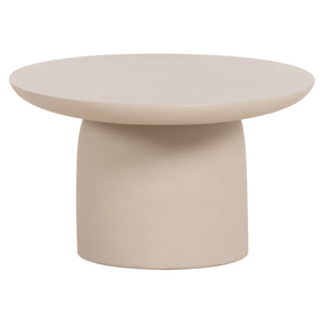 ΤΡΑΠΕΖΙ ΣΑΛΟΝΙΟΥ FIBER CEMENT ΟΒΑΛ BRECCAN HM6594.02 ΜΠΕΖ 130x70x42Υεκ - Pakobazaar