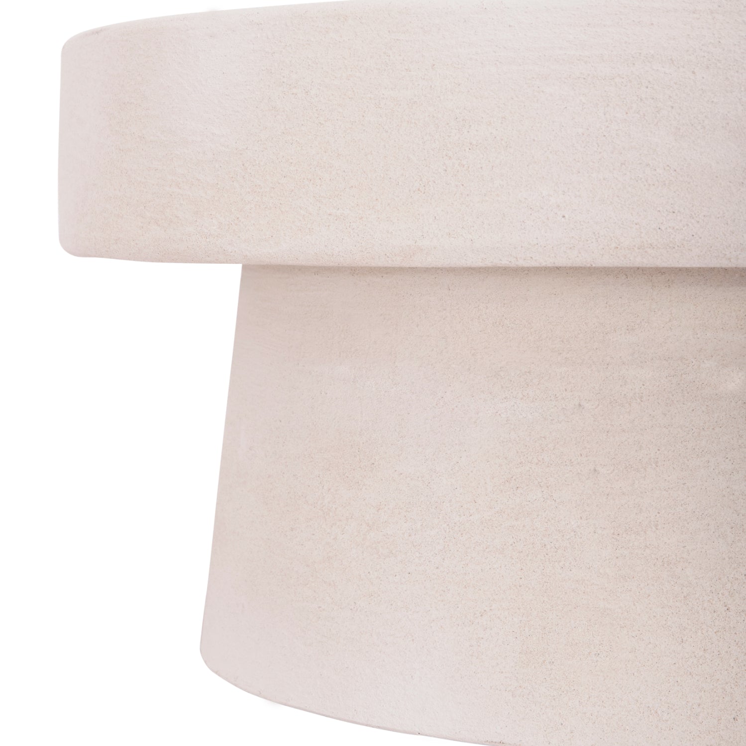 ΤΡΑΠΕΖΙ ΣΑΛΟΝΙΟΥ ΣΤΡΟΓΓΥΛΟ ΣΕΙΡΑ SANTORINI HM18050 MDF ΣΕ ΥΠΟΛΕΥΚΟ ΧΡΩΜΑ Φ80x35Υεκ. - Pakobazaar
