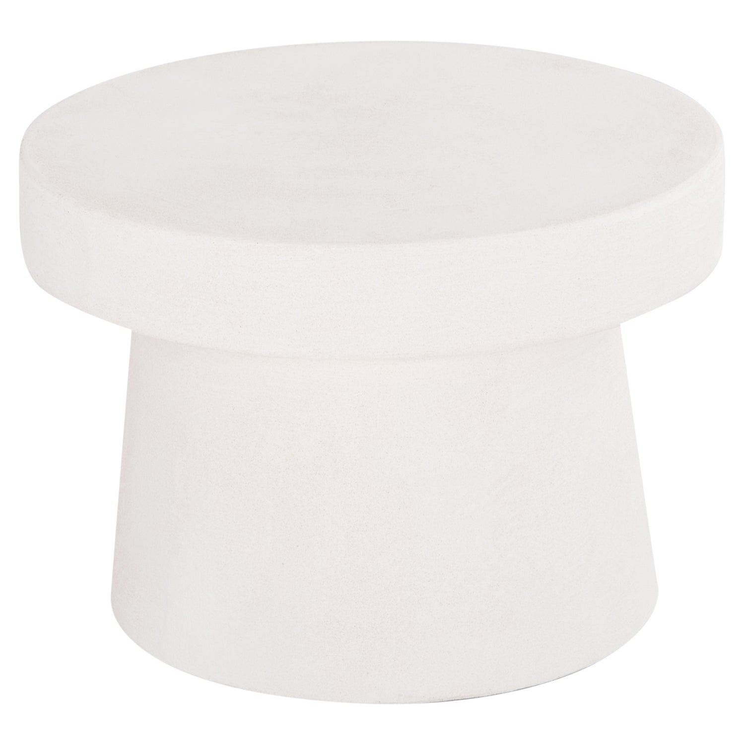 ΤΡΑΠΕΖΙ ΣΑΛΟΝΙΟΥ ΣΤΡΟΓΓΥΛΟ ΣΕΙΡΑ SANTORINI HM18051 MDF ΣΕ ΥΠΟΛΕΥΚΟ ΧΡΩΜΑ Φ60x42,5Υεκ. - Pakobazaar