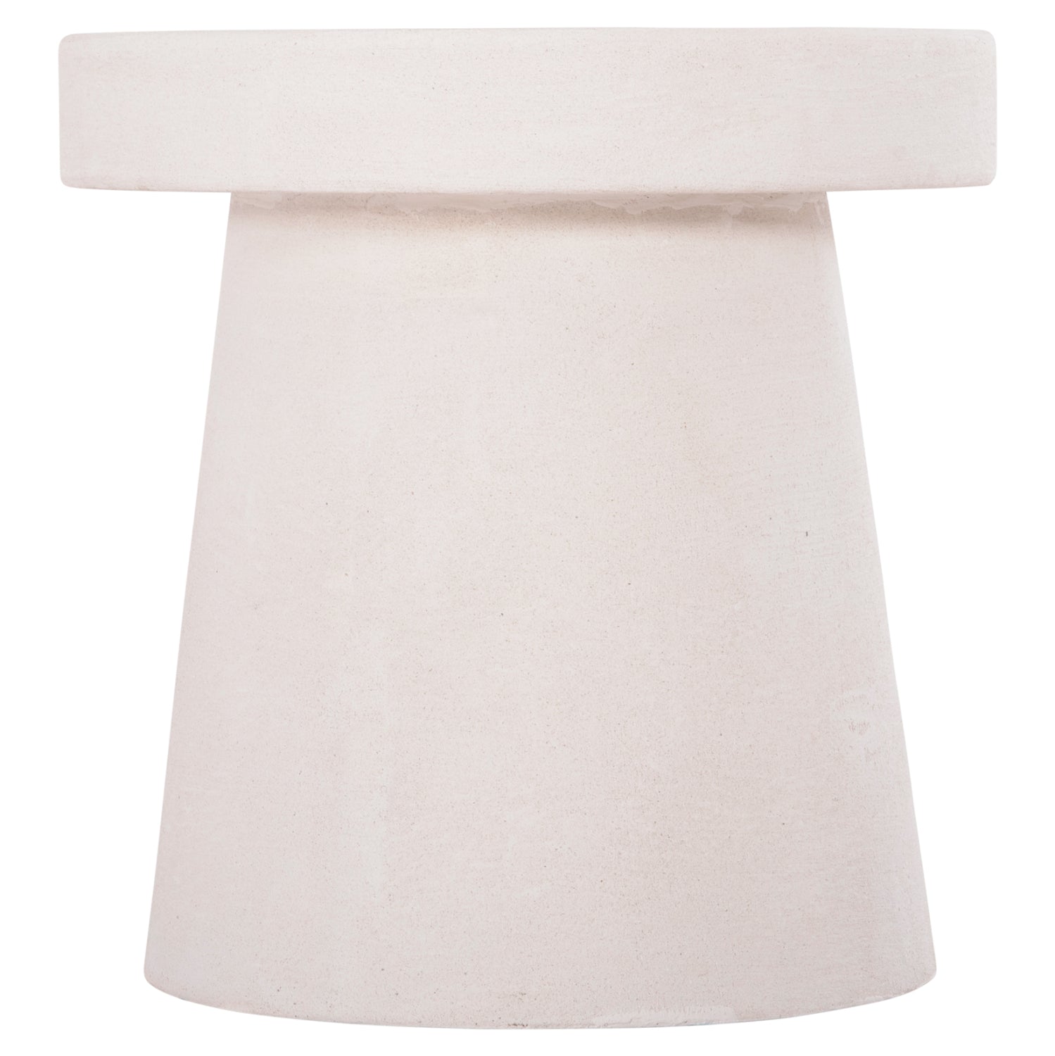 ΤΡΑΠΕΖΙ ΣΑΛΟΝΙΟΥ ΣΤΡΟΓΓΥΛΟ ΣΕΙΡΑ SANTORINI HM18052 MDF ΣΕ ΥΠΟΛΕΥΚΟ ΧΡΩΜΑ Φ48x49Υεκ. - Pakobazaar