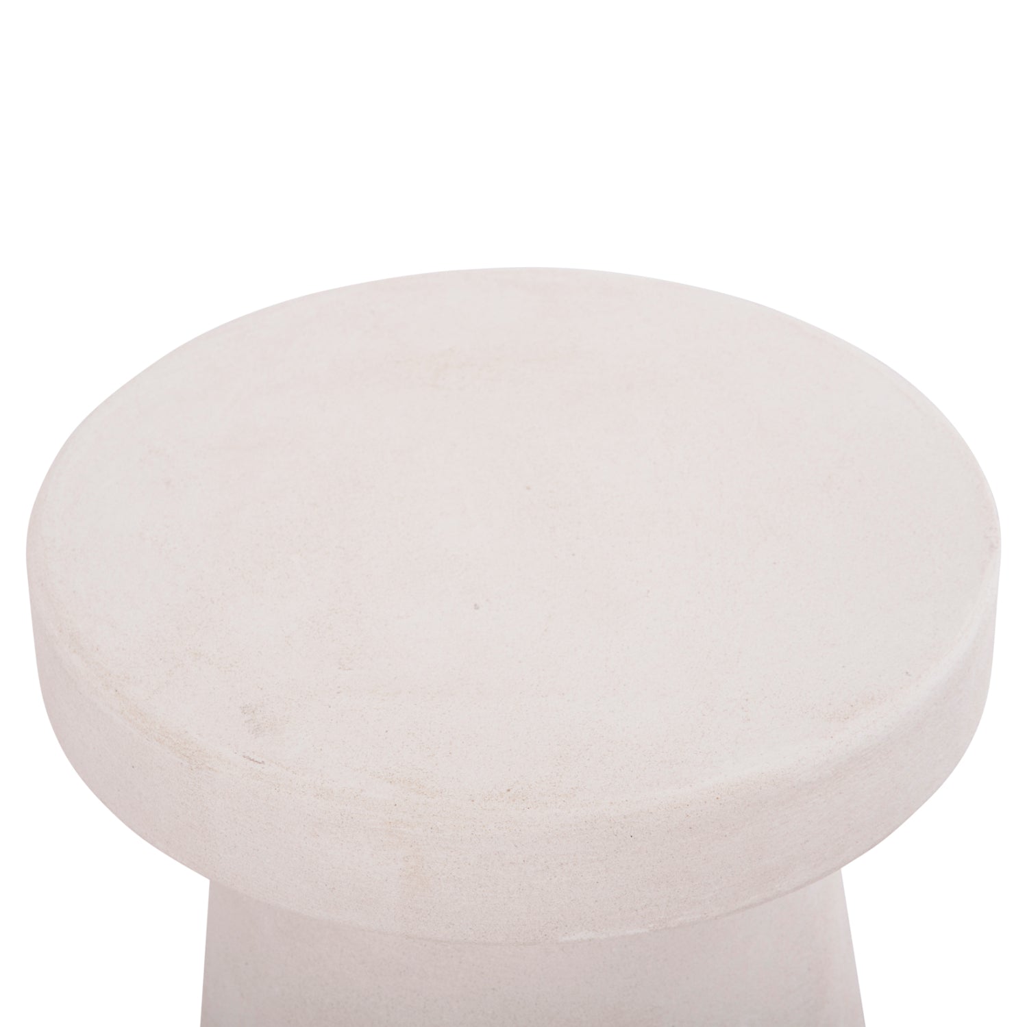 ΤΡΑΠΕΖΙ ΣΑΛΟΝΙΟΥ ΣΤΡΟΓΓΥΛΟ ΣΕΙΡΑ SANTORINI HM18052 MDF ΣΕ ΥΠΟΛΕΥΚΟ ΧΡΩΜΑ Φ48x49Υεκ. - Pakobazaar