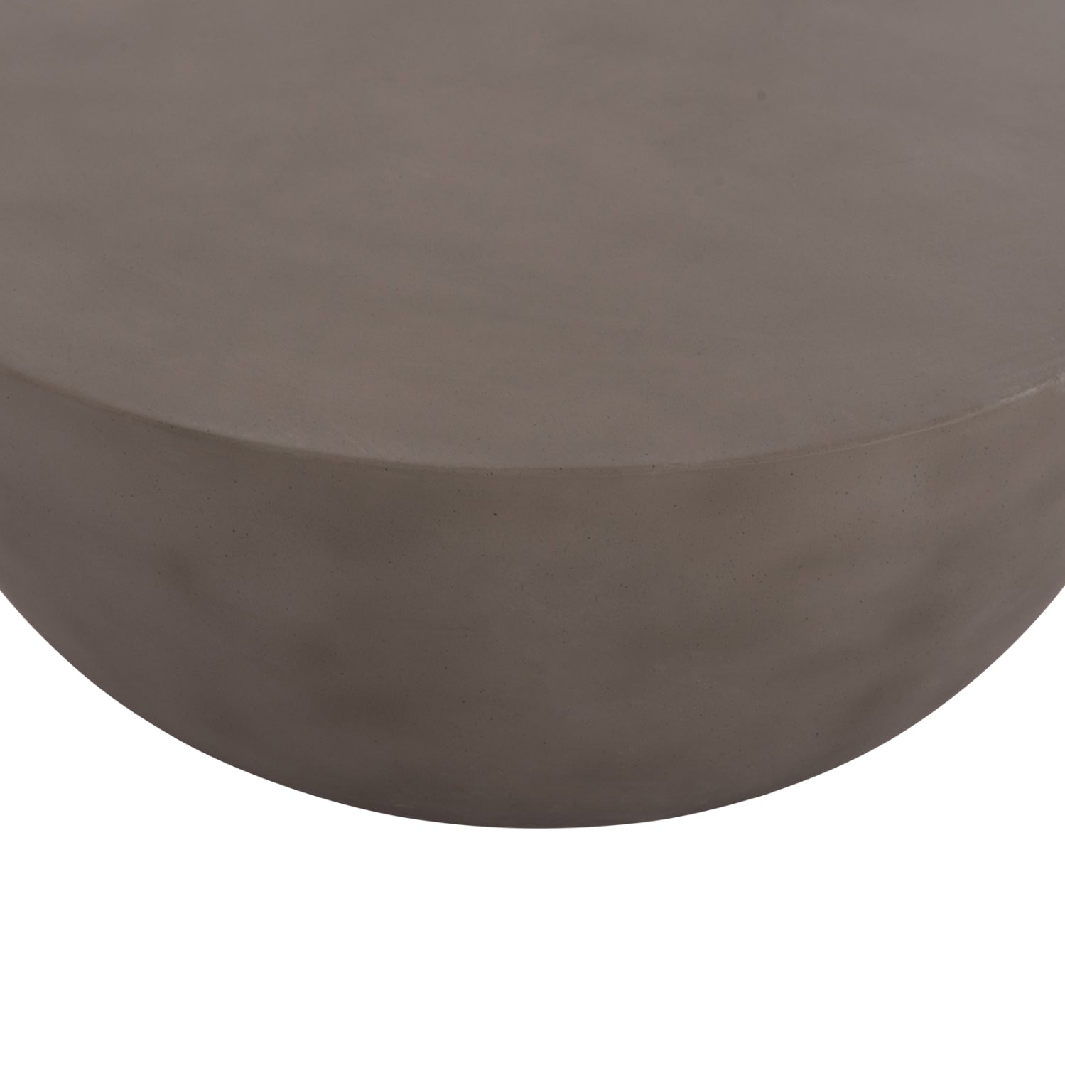 ΤΡΑΠΕΖΙ ΣΑΛΟΝΙΟΥ ΣΤΡΟΓΓΥΛΟ ALLAN HM18162.03 FIBER CEMENT ΣΕ ΓΚΡΙ--Φ92x49Υεκ. - Pakobazaar