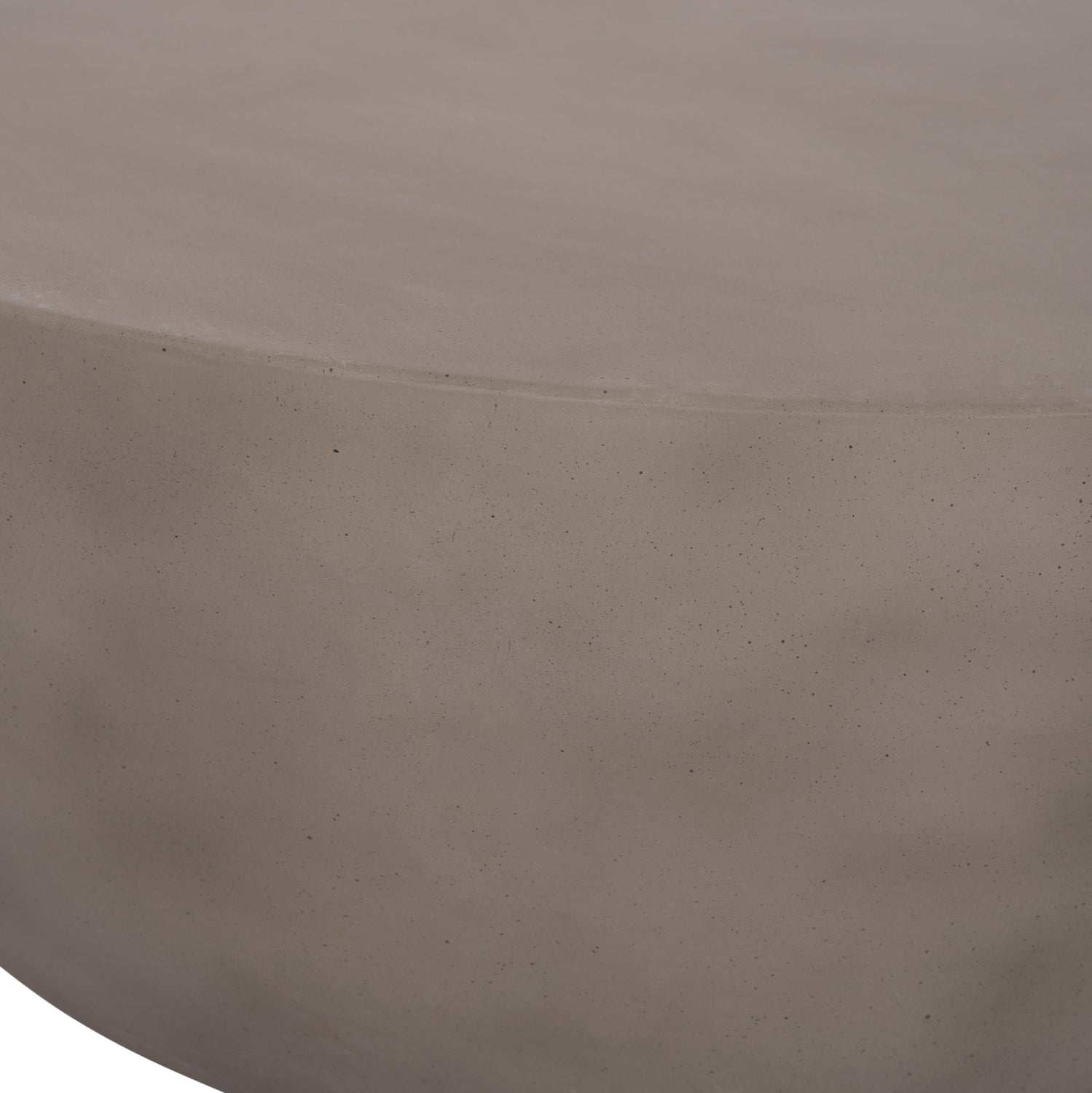 ΤΡΑΠΕΖΙ ΣΑΛΟΝΙΟΥ ΣΤΡΟΓΓΥΛΟ ALLAN HM18162.03 FIBER CEMENT ΣΕ ΓΚΡΙ--Φ92x49Υεκ. - Pakobazaar