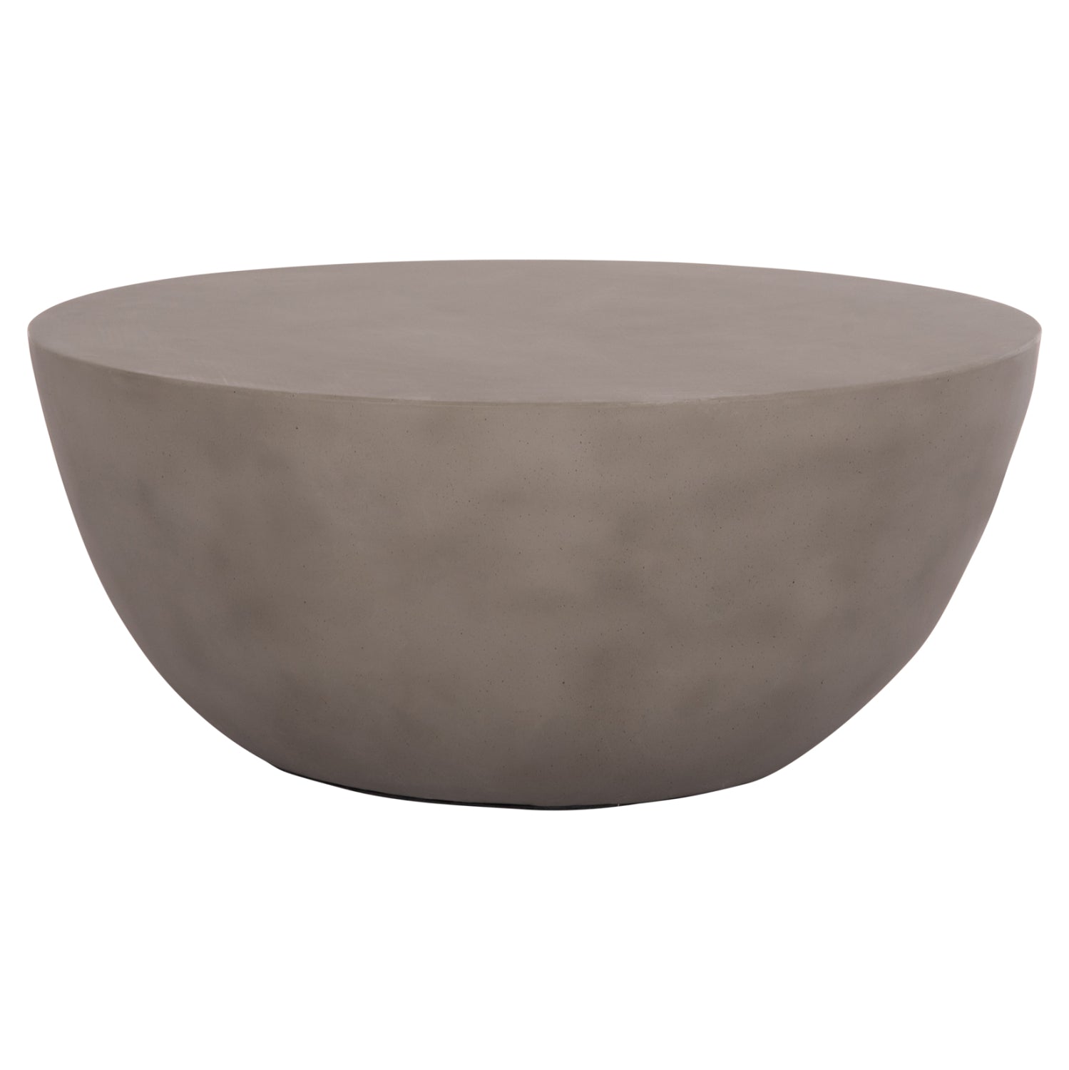 ΤΡΑΠΕΖΙ ΣΑΛΟΝΙΟΥ ΣΤΡΟΓΓΥΛΟ ALLAN HM18162.03 FIBER CEMENT ΣΕ ΓΚΡΙ--Φ92x49Υεκ. - Pakobazaar