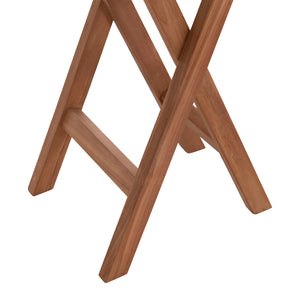 ΤΡΑΠΕΖΙ ΣΚΗΝΟΘΕΤΗ ΣΤΡΟΓΓΥΛΟ ERIS HM18119 ΞΥΛΟ TEAK--ΦΥΣΙΚΟ Φ60x75Υεκ. - Pakobazaar
