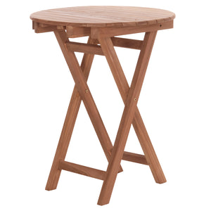 ΤΡΑΠΕΖΙ ΣΚΗΝΟΘΕΤΗ ΣΤΡΟΓΓΥΛΟ HEIDEL HM18120 ΞΥΛΟ TEAK--ΦΥΣΙΚΟ Φ60x75Υεκ. - Pakobazaar