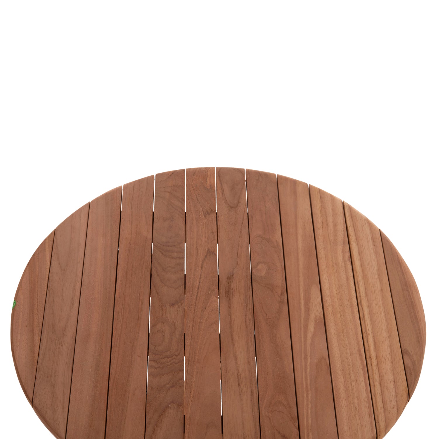 ΤΡΑΠΕΖΙ ΣΚΗΝΟΘΕΤΗ ΣΤΡΟΓΓΥΛΟ HEIDEL HM18120 ΞΥΛΟ TEAK--ΦΥΣΙΚΟ Φ60x75Υεκ. - Pakobazaar