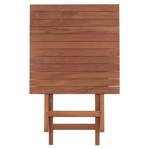 ΤΡΑΠΕΖΙ ΣΚΗΝΟΘΕΤΗ ΤΕΤΡΑΓΩΝΟ HEIDEL HM18121 ΞΥΛΟ TEAK--ΦΥΣΙΚΟ 60x60x75Υεκ. - Pakobazaar