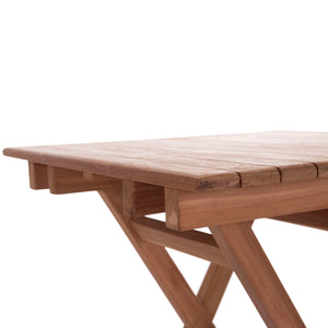 ΤΡΑΠΕΖΙ ΣΚΗΝΟΘΕΤΗ ΤΕΤΡΑΓΩΝΟ HEIDEL HM18121 ΞΥΛΟ TEAK--ΦΥΣΙΚΟ 60x60x75Υεκ. - Pakobazaar