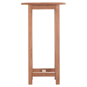 ΤΡΑΠΕΖΙ/ΣΤΑΝΤ ΜΠΑΡ ΣΤΡΟΓΓΥΛΟ PRESSCOT HM18114 ΞΥΛΟ TEAK--ΦΥΣΙΚΟ Φ60x105Υεκ. - Pakobazaar