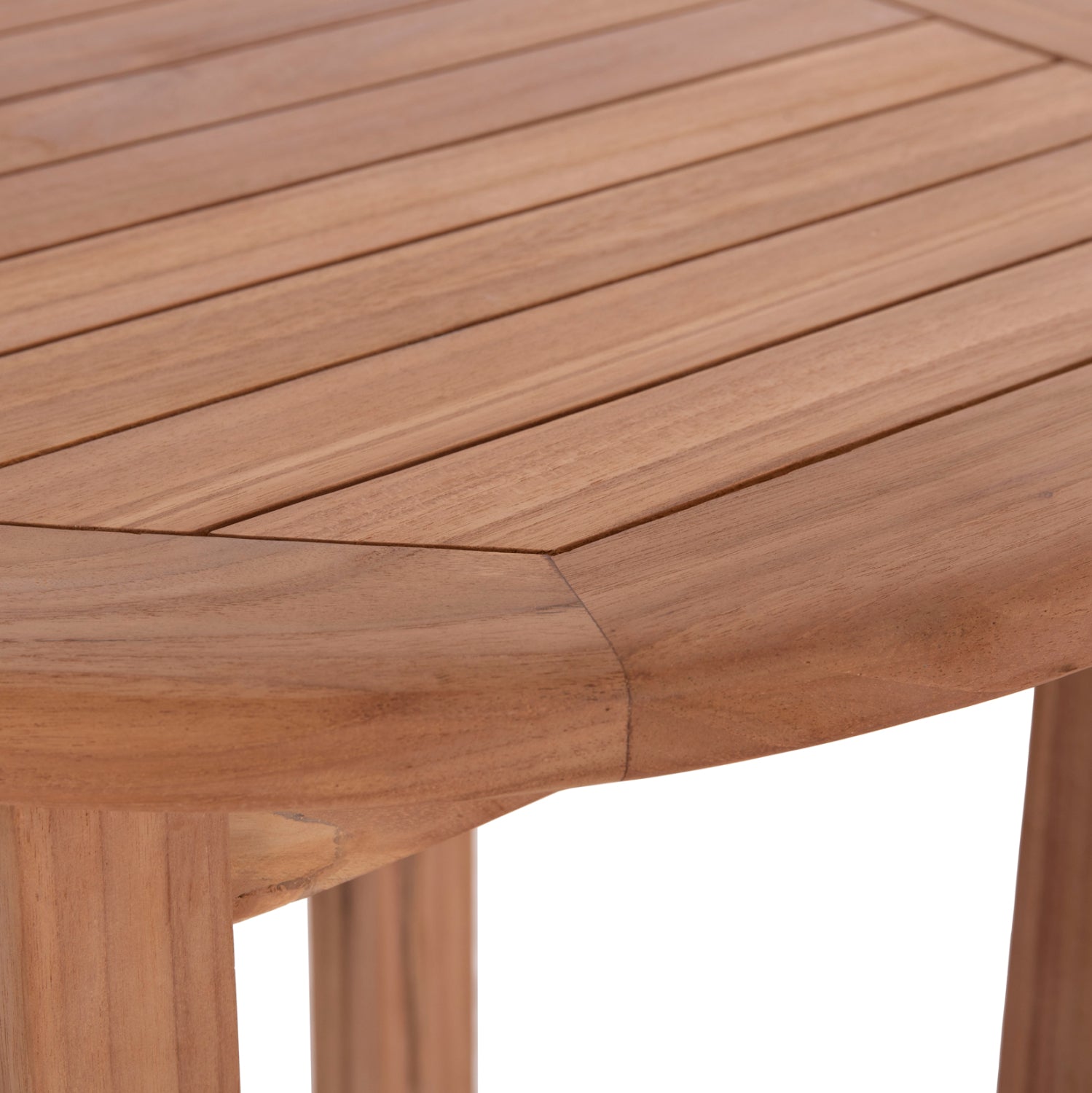 ΤΡΑΠΕΖΙ/ΣΤΑΝΤ ΜΠΑΡ ΣΤΡΟΓΓΥΛΟ PRESSCOT HM18114 ΞΥΛΟ TEAK--ΦΥΣΙΚΟ Φ60x105Υεκ. - Pakobazaar