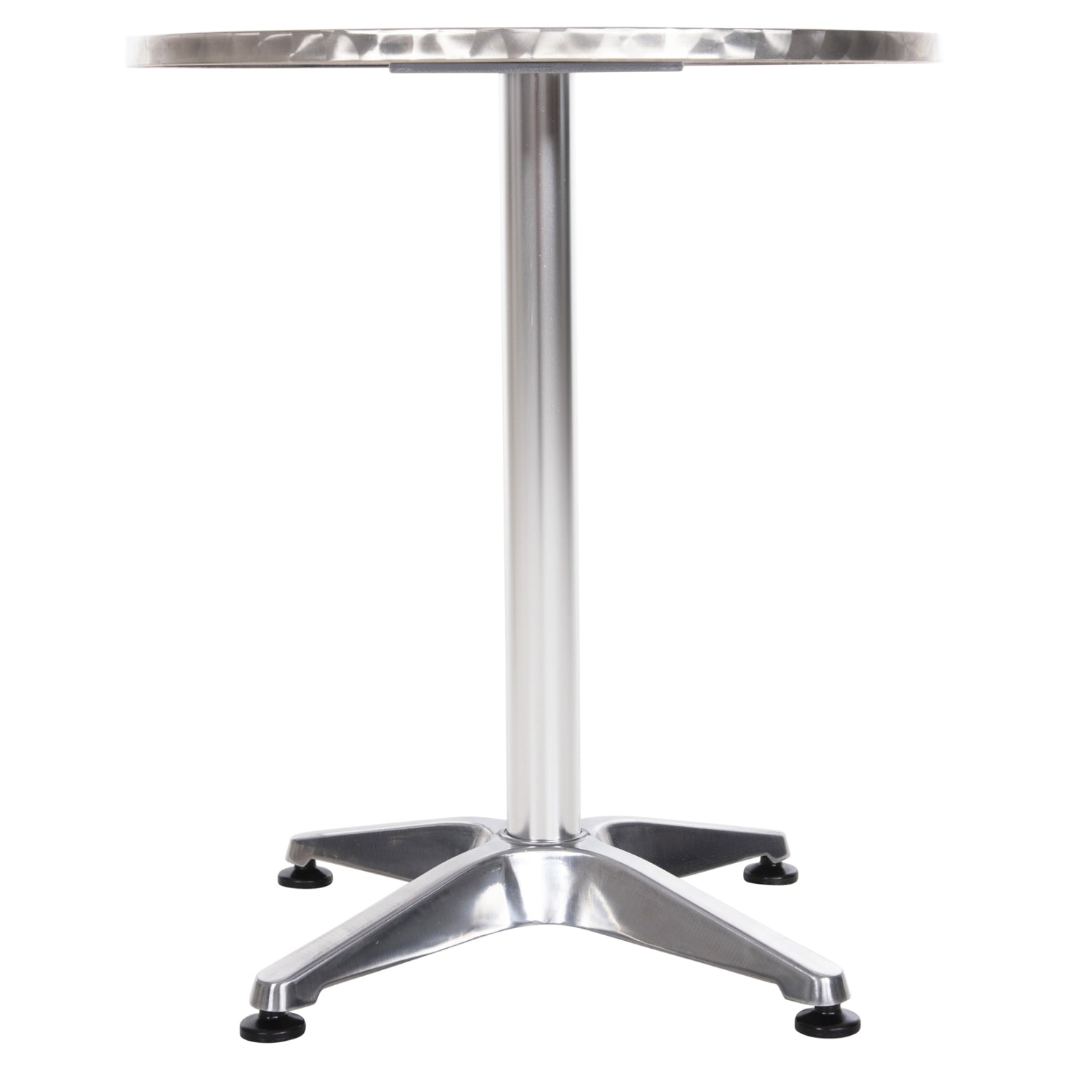 ΤΡΑΠΕΖΙ ΣΤΡΟΓΓΥΛΟ ΑΛΟΥΜΙΝΙΟΥ FRODO HM5539 ΜΕΤΑΛΛΙΚΟ ΧΡΩΜΑ-4ΝΥΧΗ ΒΑΣΗ Φ59,5x69,5Υεκ. - Pakobazaar